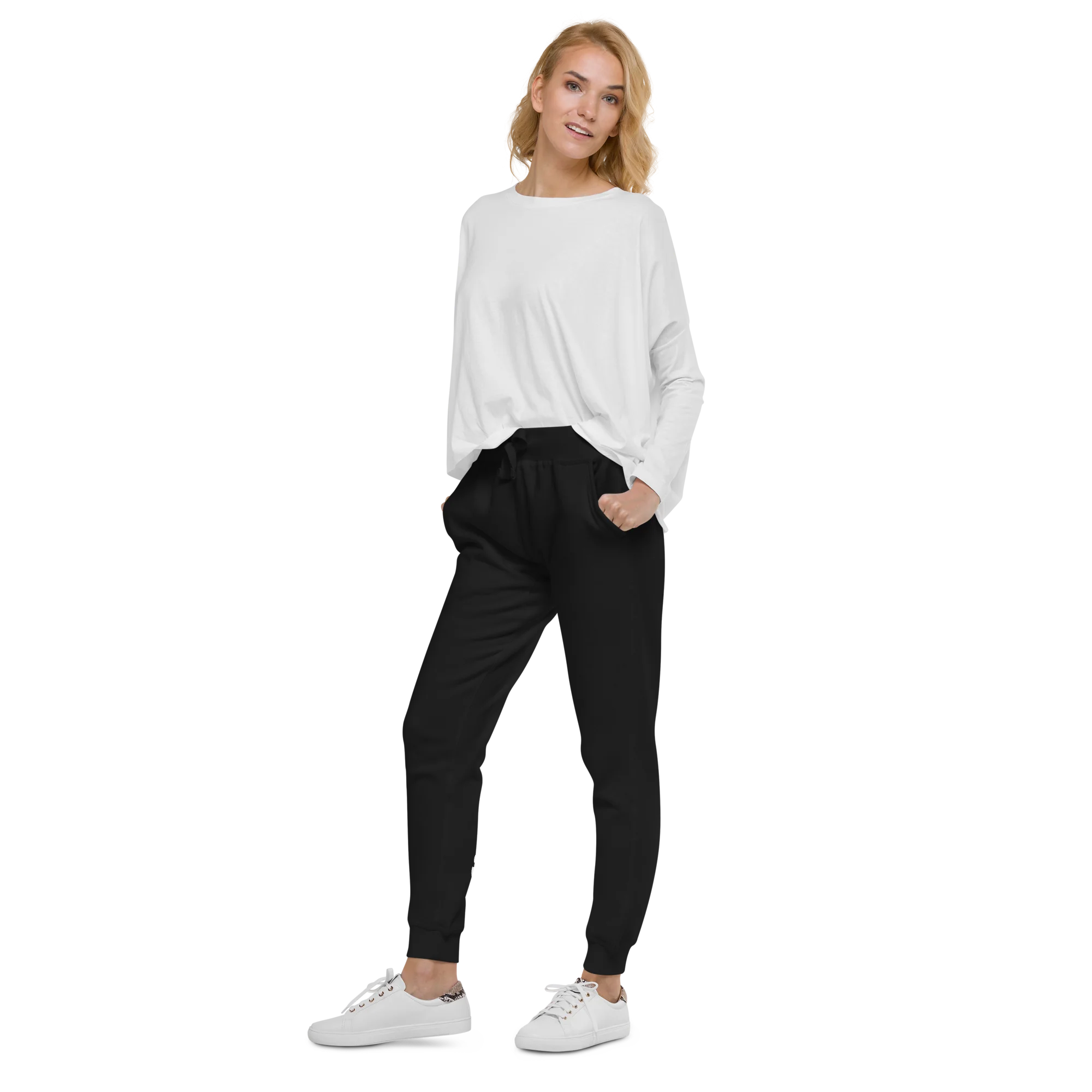 Black Fleece Sweatpants - Image 12