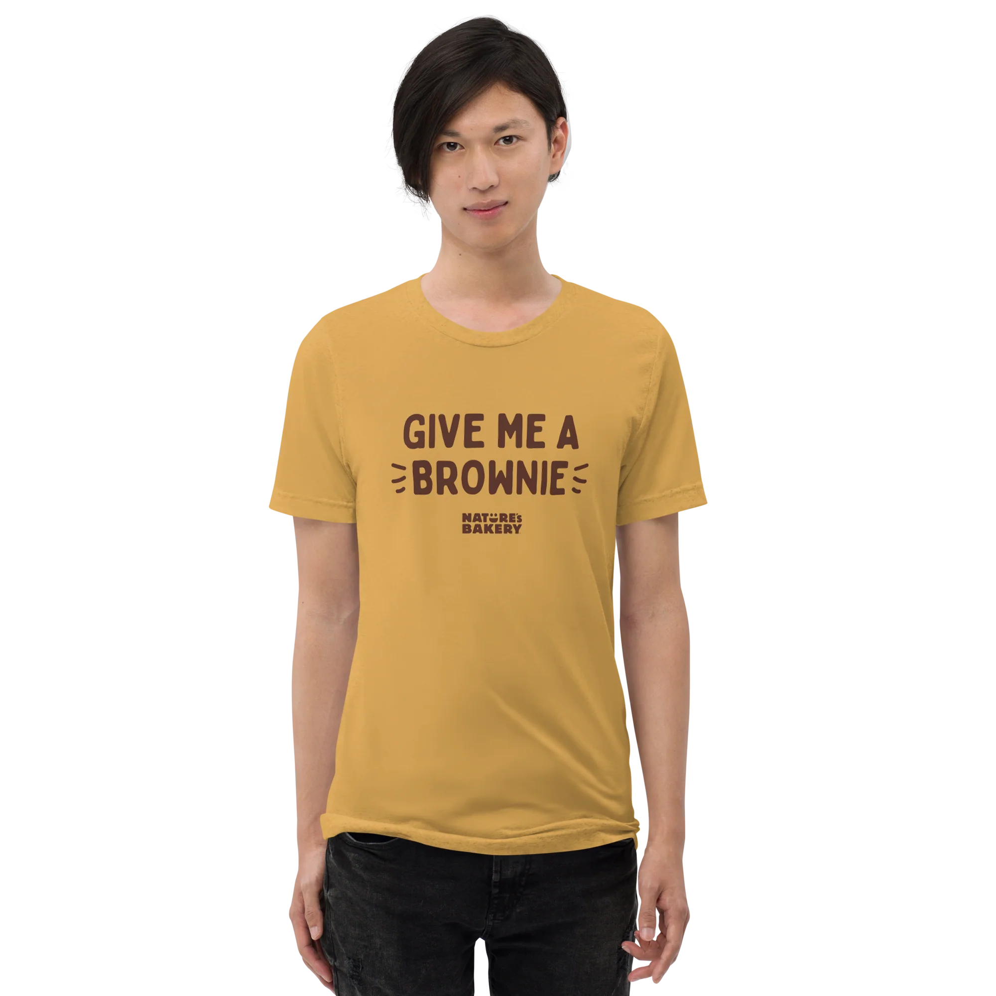 Give Me A Brownie Graphic Tee - Yellow - Image 3