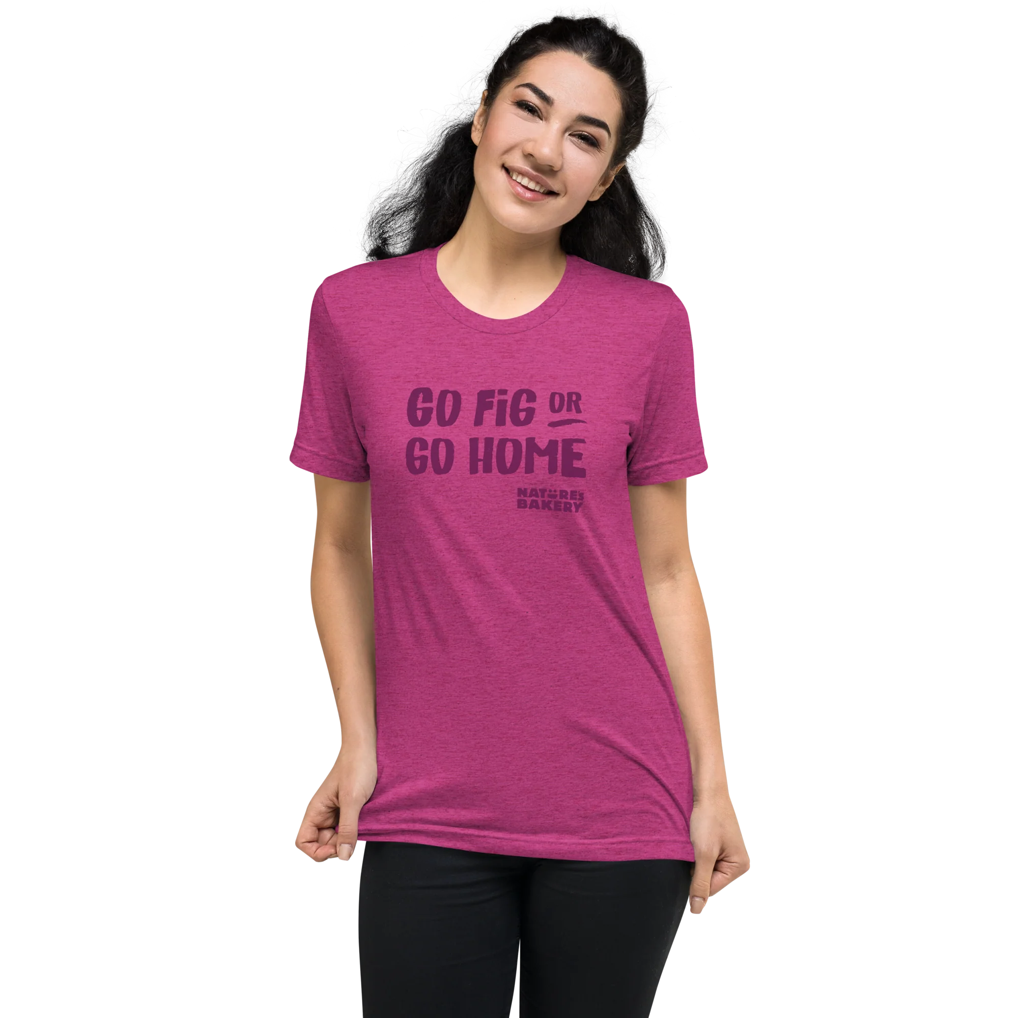 Go Fig Graphic Tee - Berry - Image 5