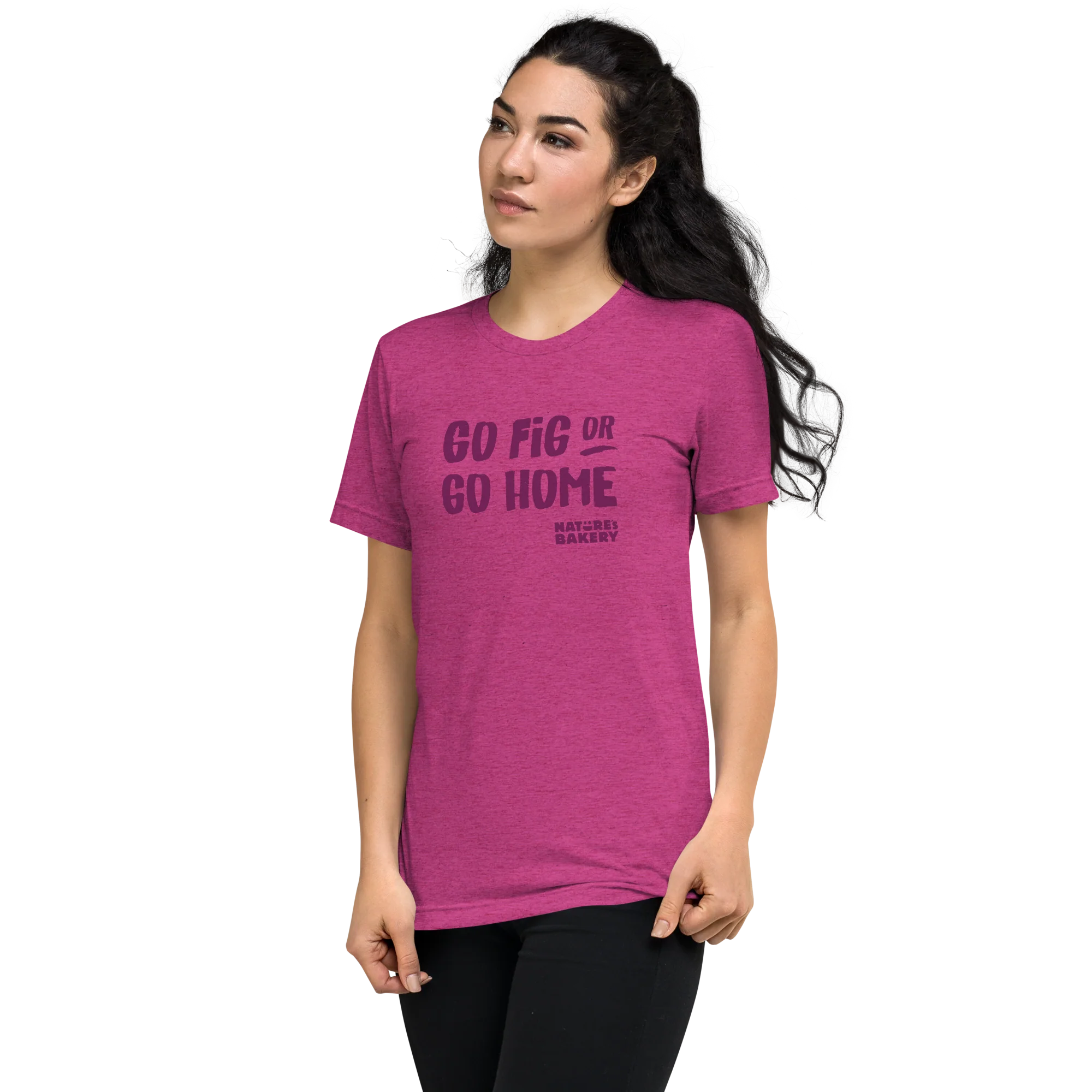 Go Fig Graphic Tee - Berry - Image 9