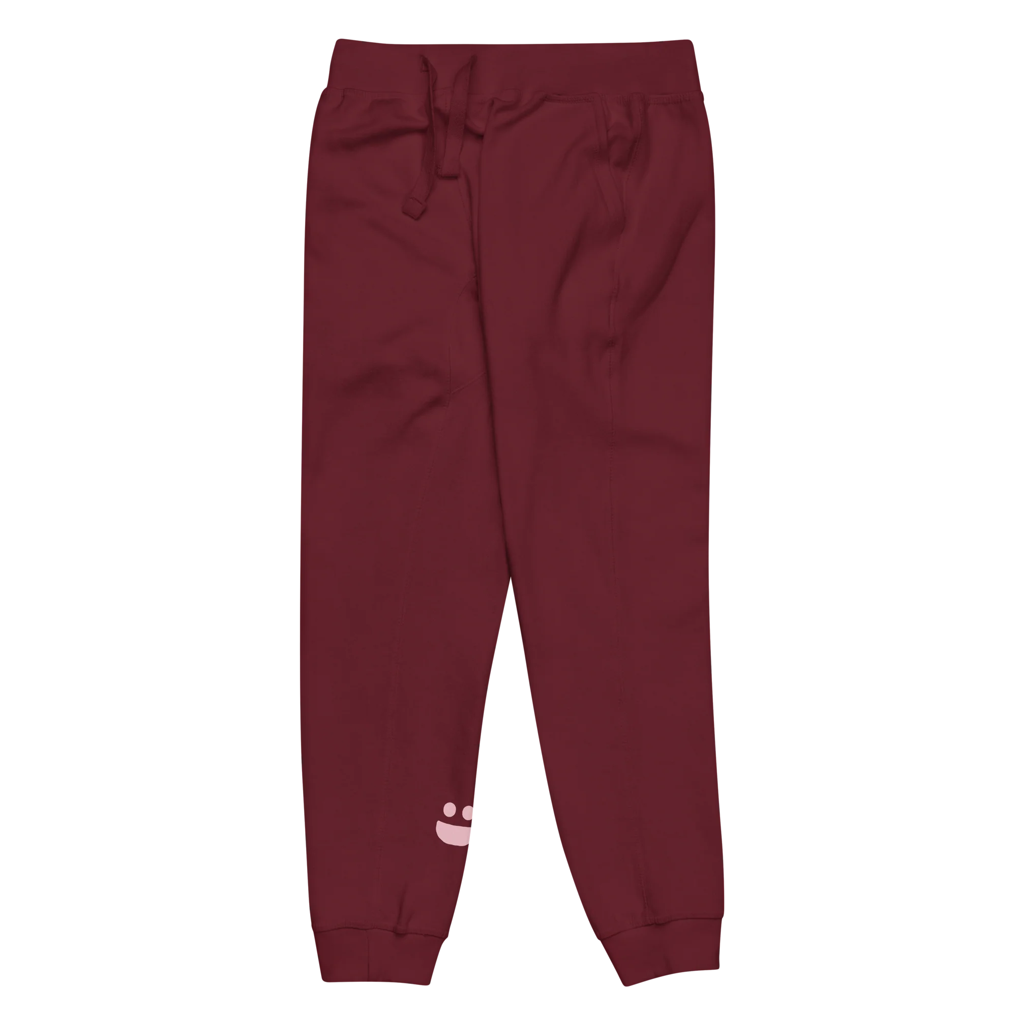 Maroon Fleece Sweatpants - Image 3