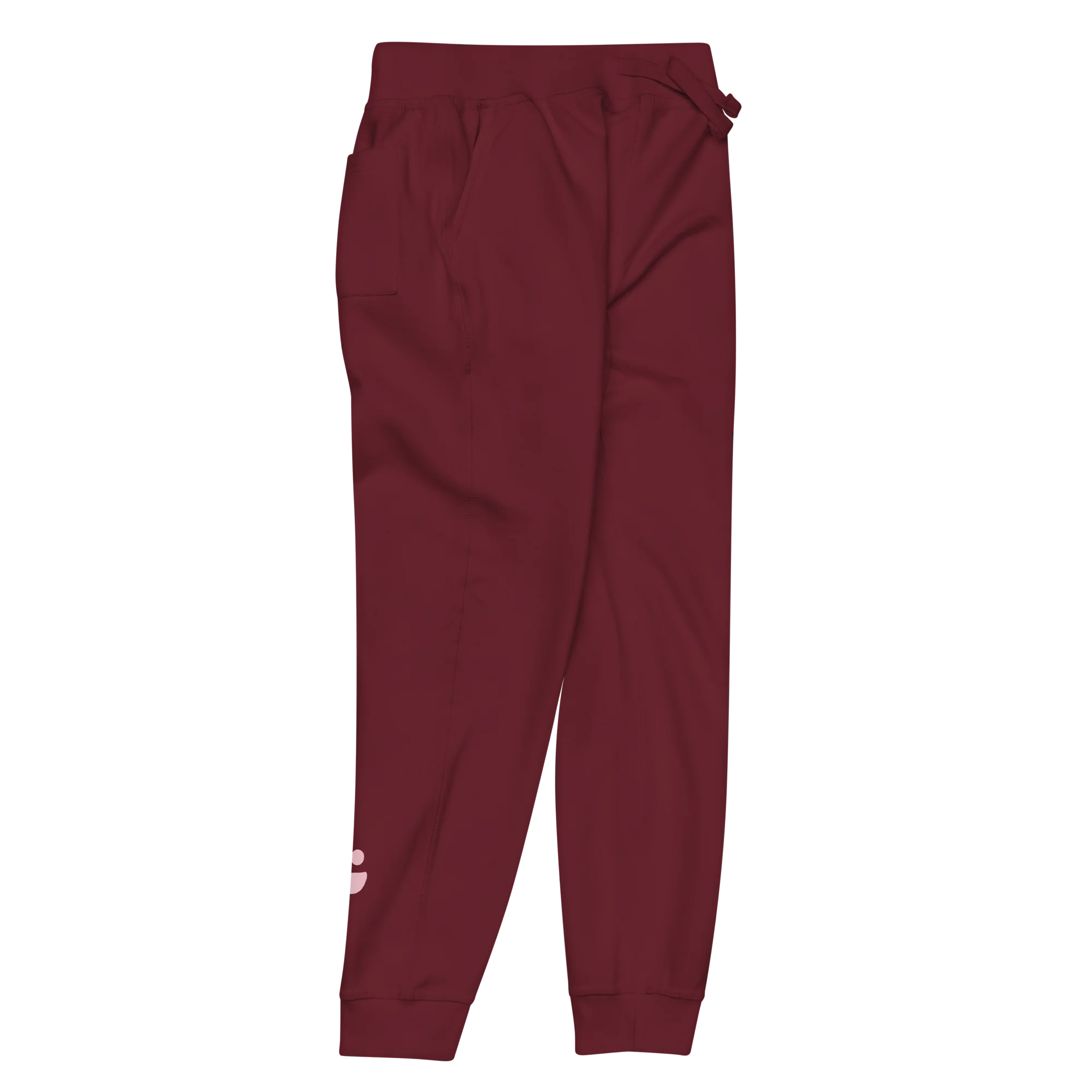Maroon Fleece Sweatpants - Image 4