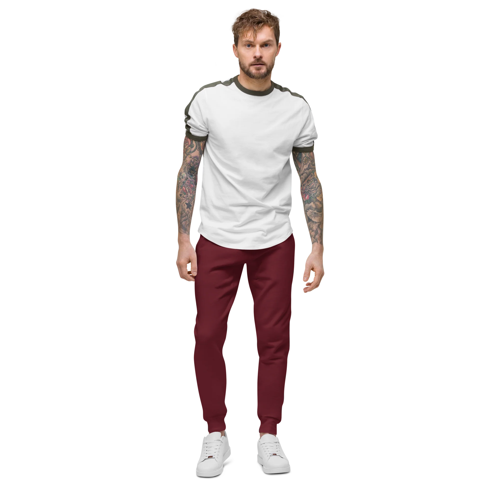 Maroon Fleece Sweatpants - Image 5