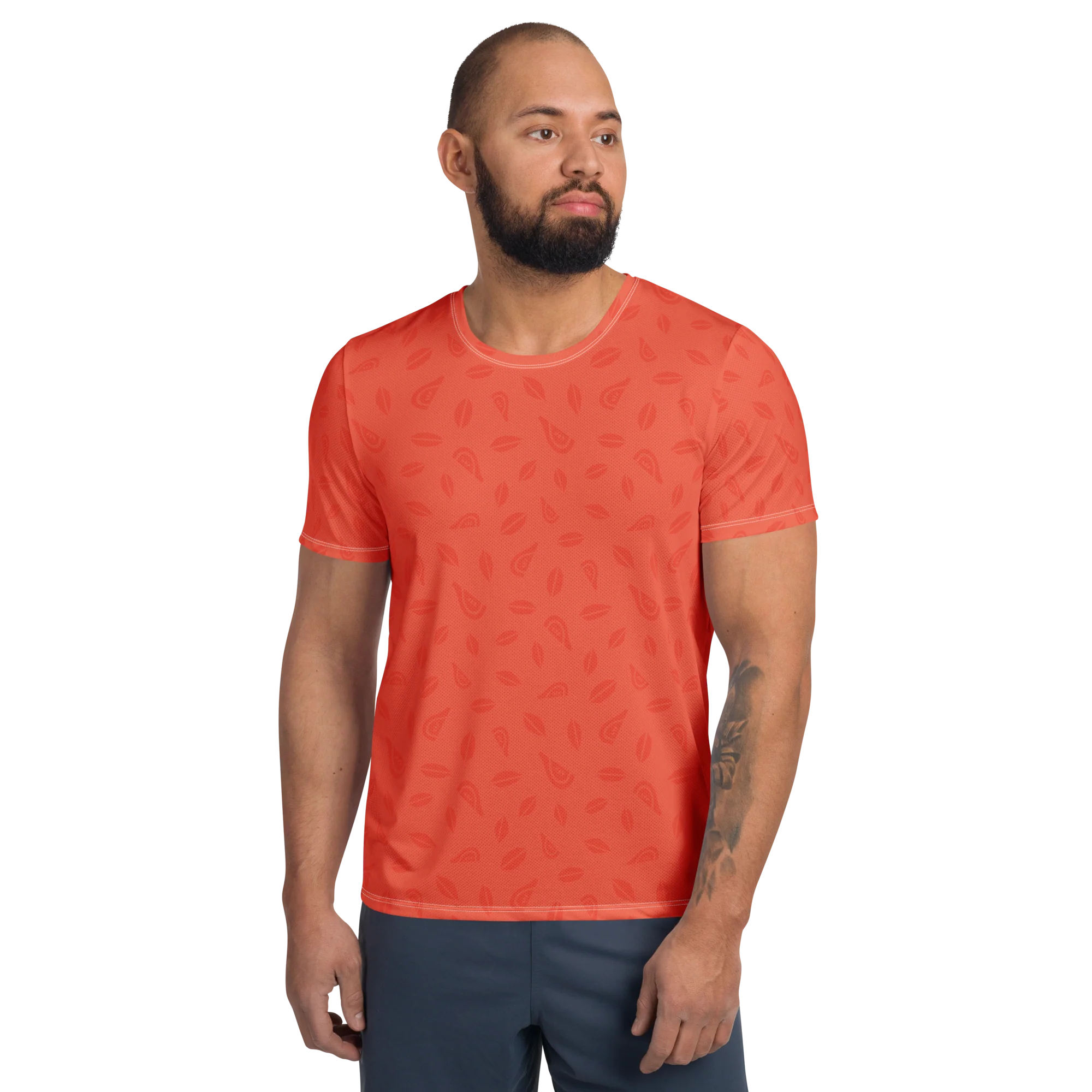 Men's Athletic Shirt - Peach - Image 4