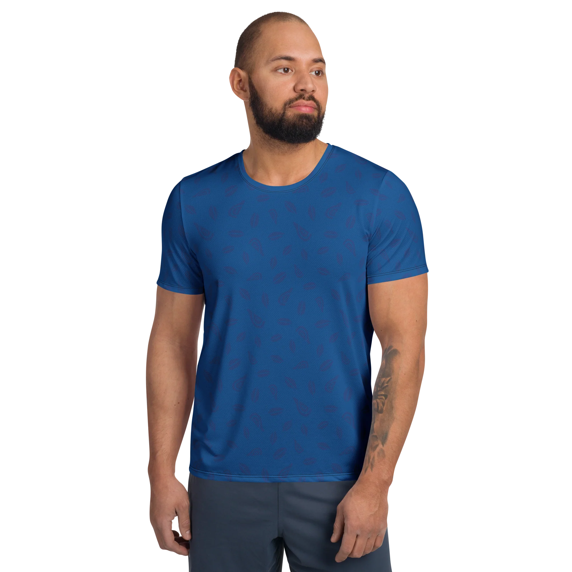 Men's Athletic Tee - Blueberry - Image 3