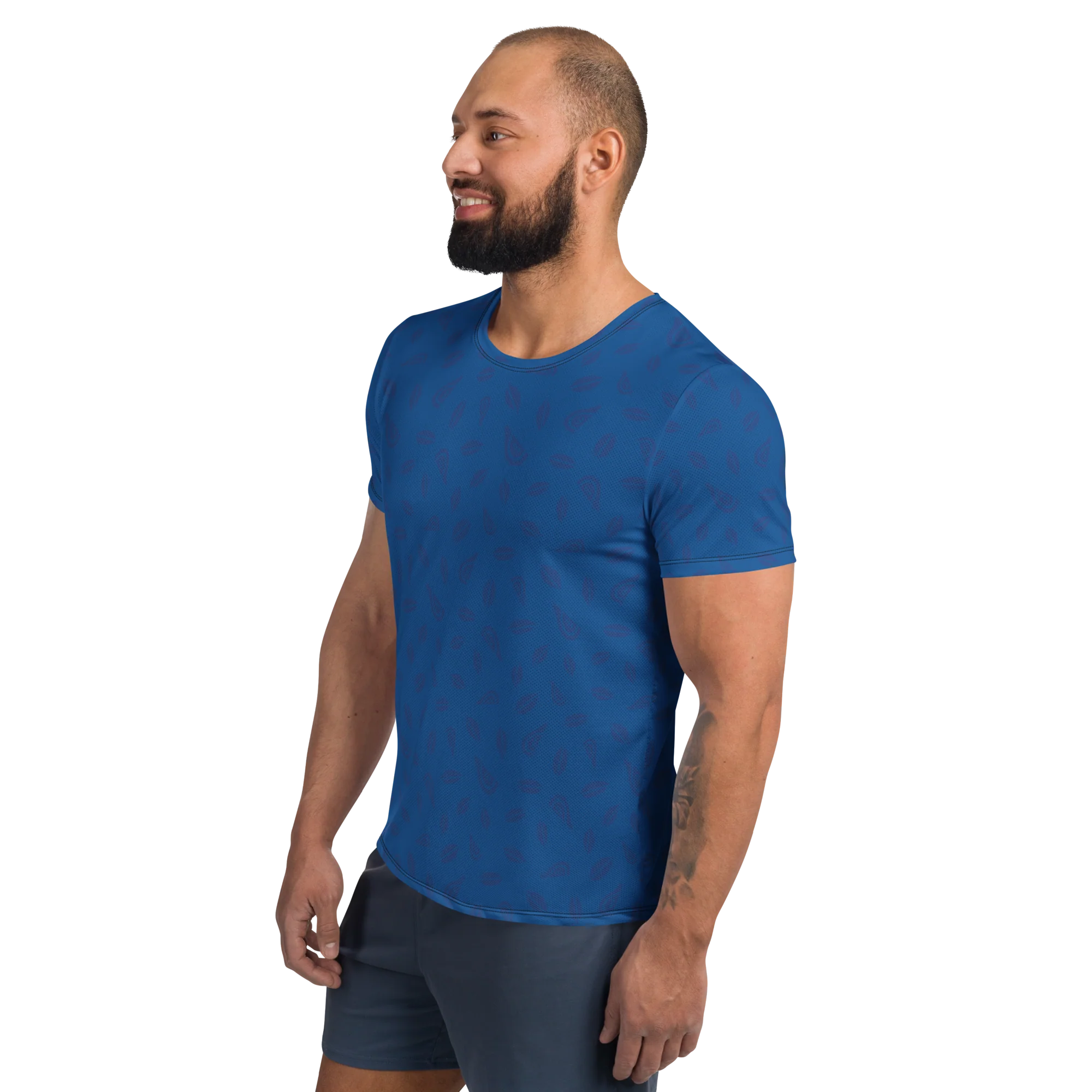 Men's Athletic Tee - Blueberry - Image 5