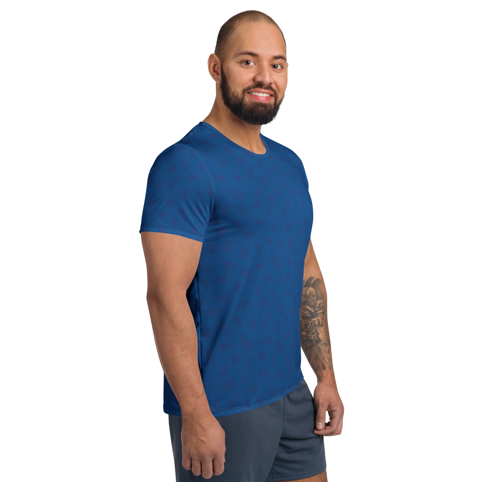 Men's Athletic Tee - Blueberry - Image 6