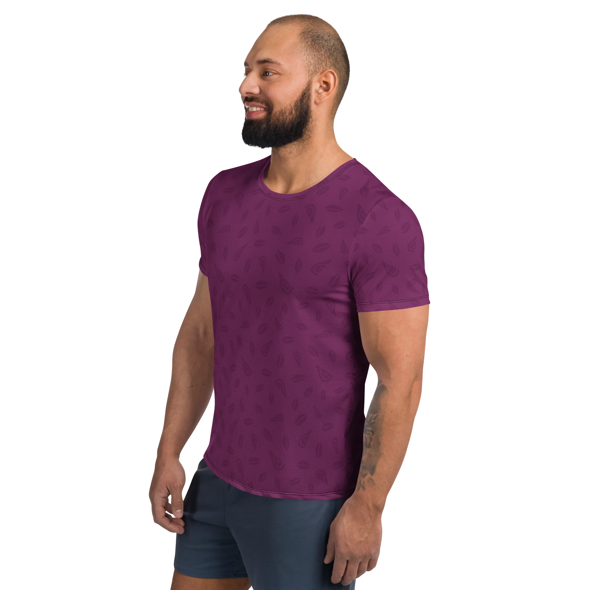 Men's Athletic Tee - Fig - Image 5