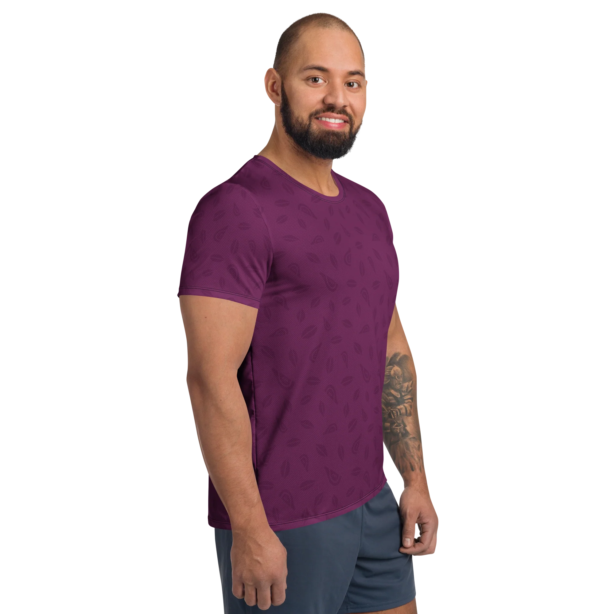Men's Athletic Tee - Fig - Image 6