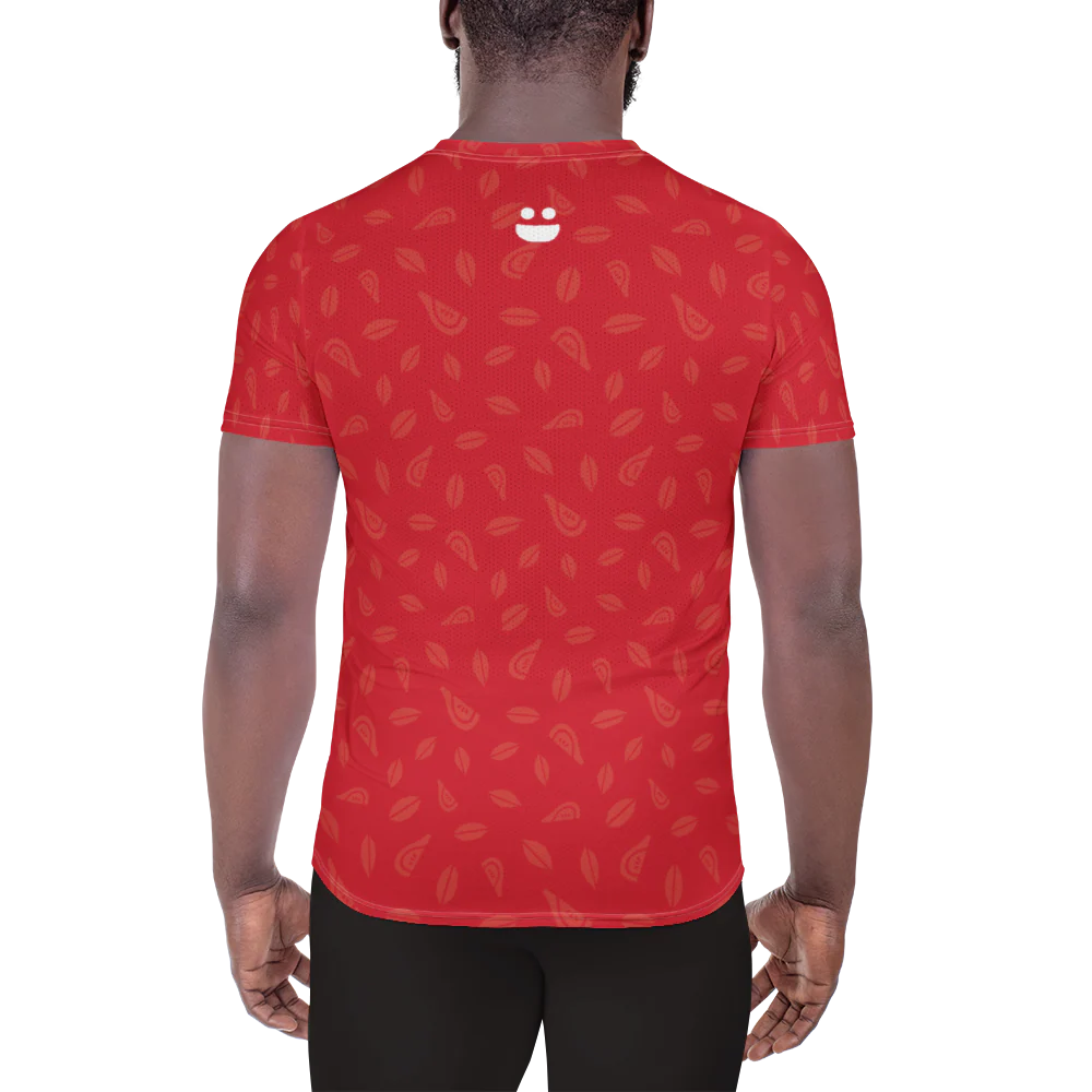 Men's Athletic Tee - Strawberry - Image 3