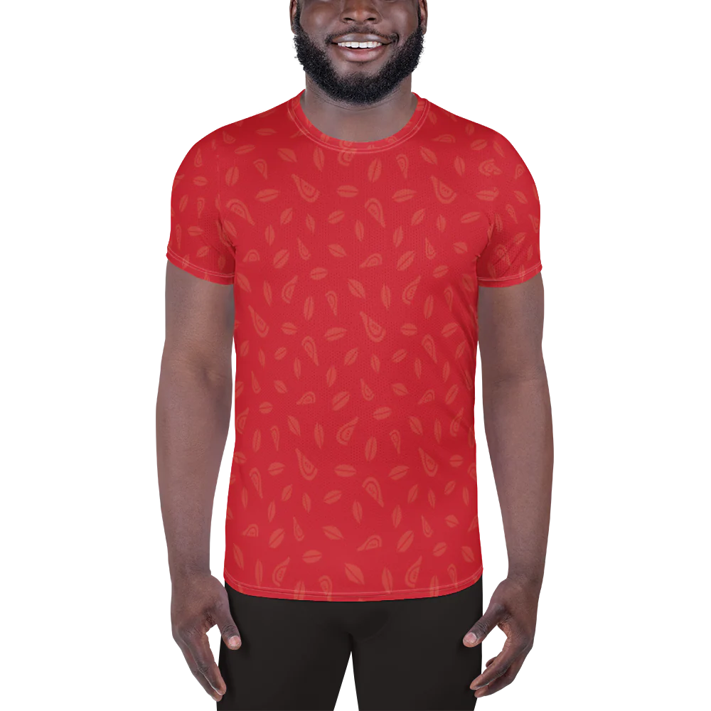 Men's Athletic Tee - Strawberry - Image 4