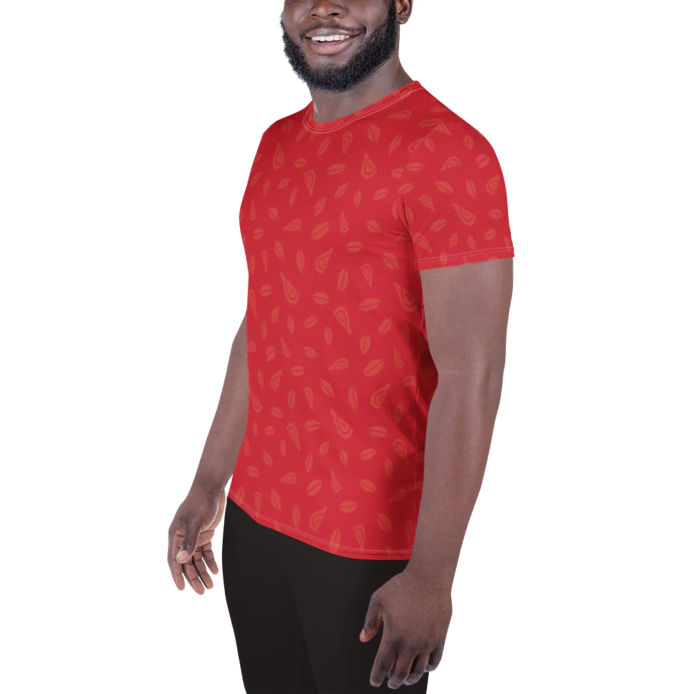 Men's Athletic Tee - Strawberry - Image 5