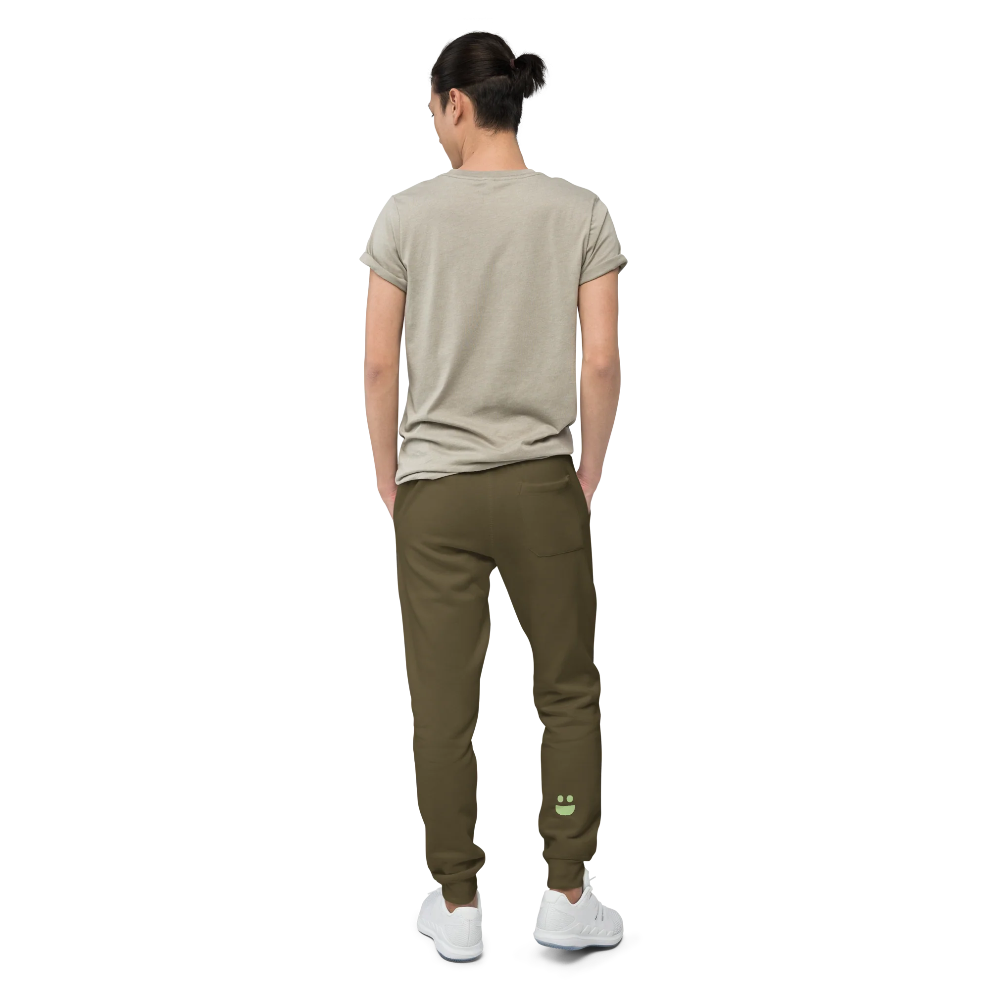 Olive Fleece Sweatpants - Image 6