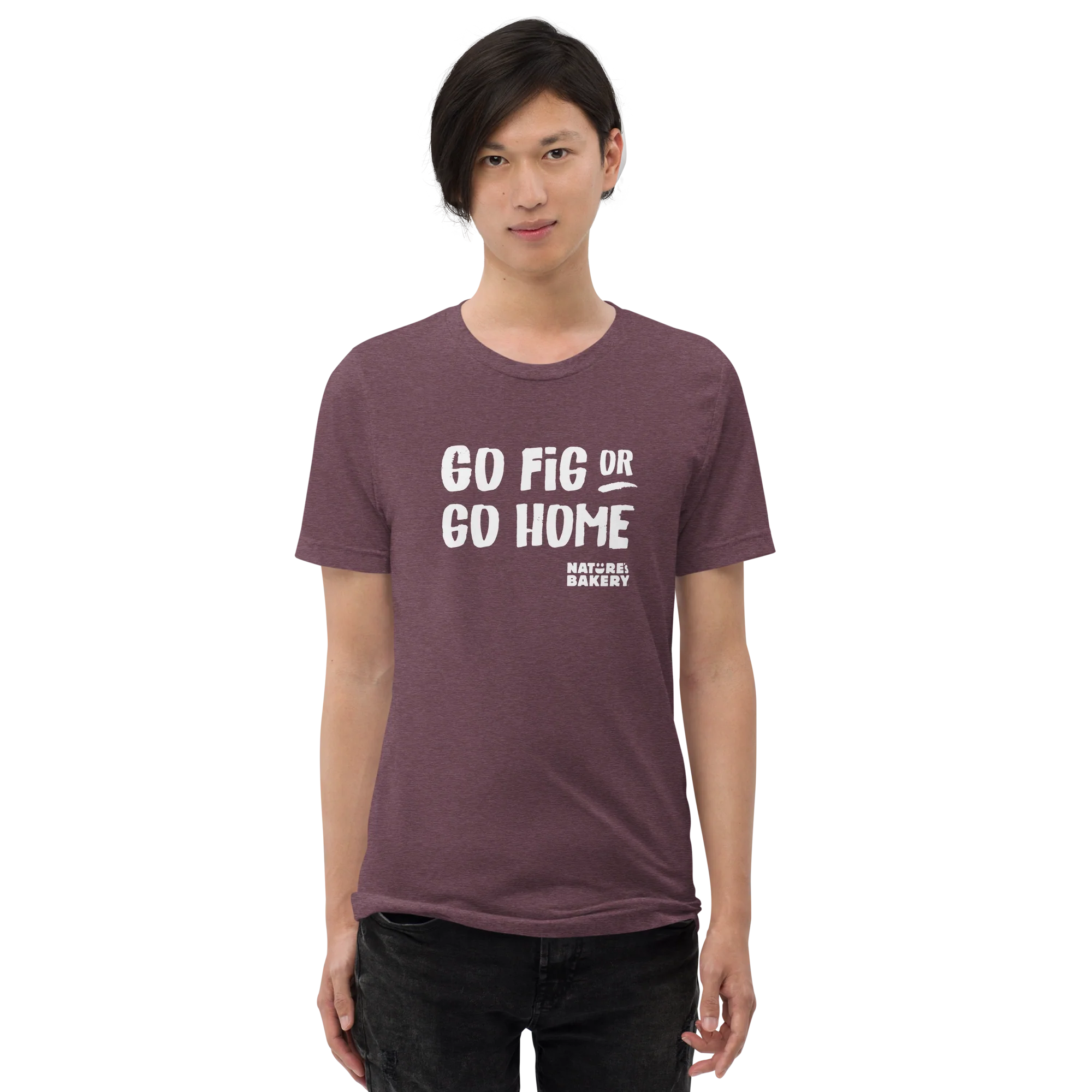 Go Fig Graphic Tee - Maroon - Image 3