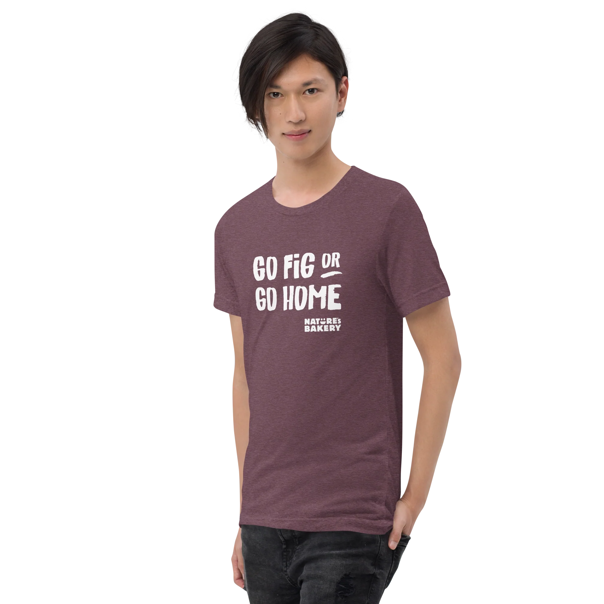 Go Fig Graphic Tee - Maroon - Image 5