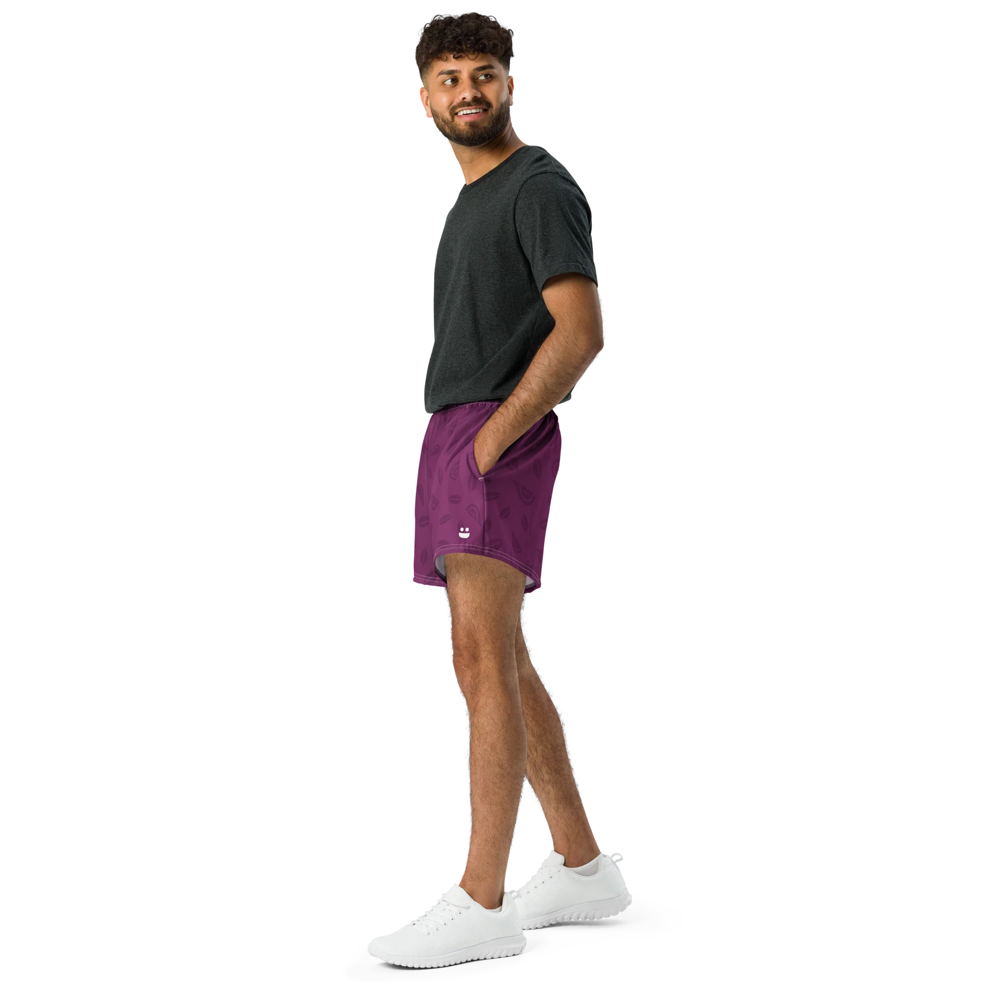 Unisex Athletic Shorts - Fig - Image 5