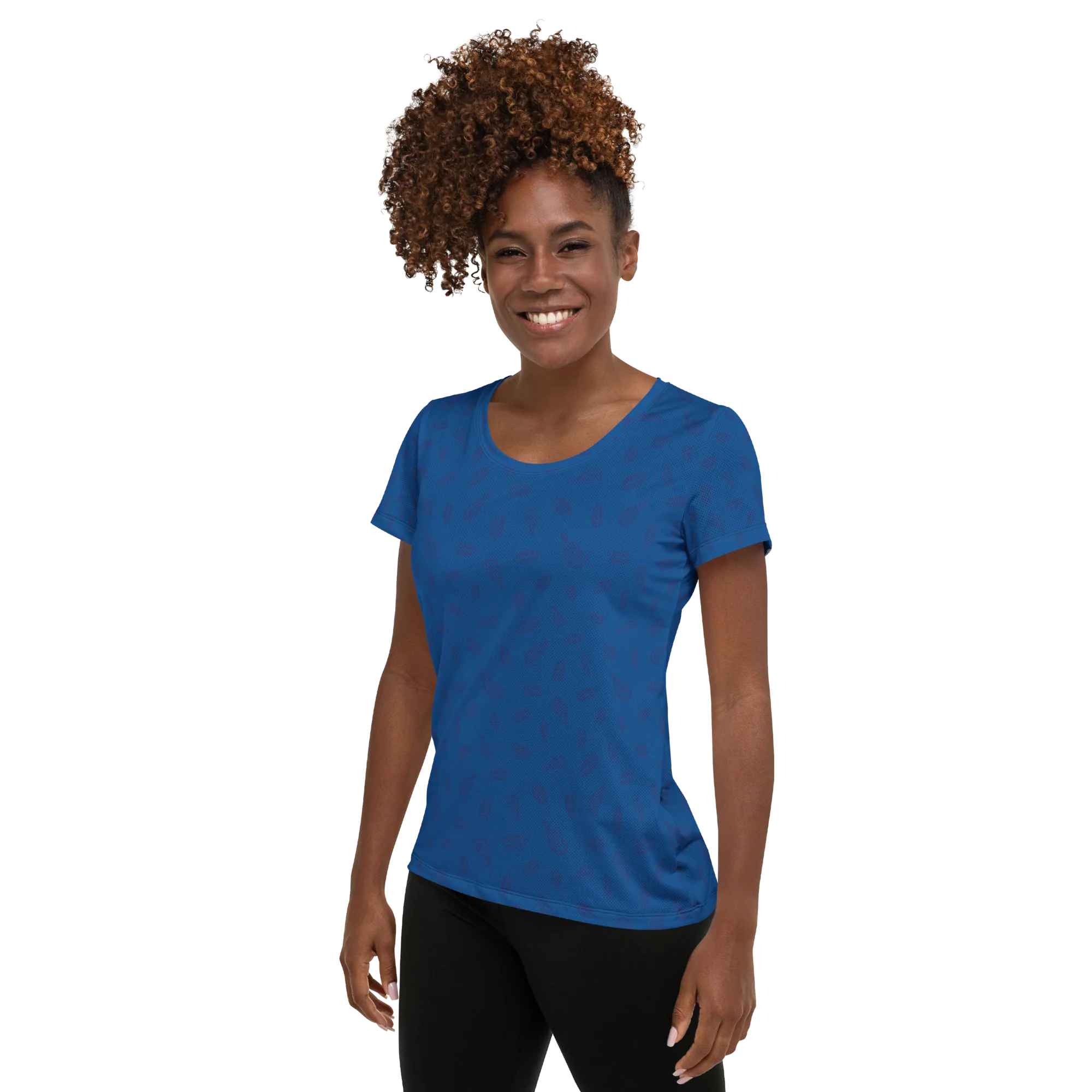 Women's Athletic Tee - Blueberry - Image 5