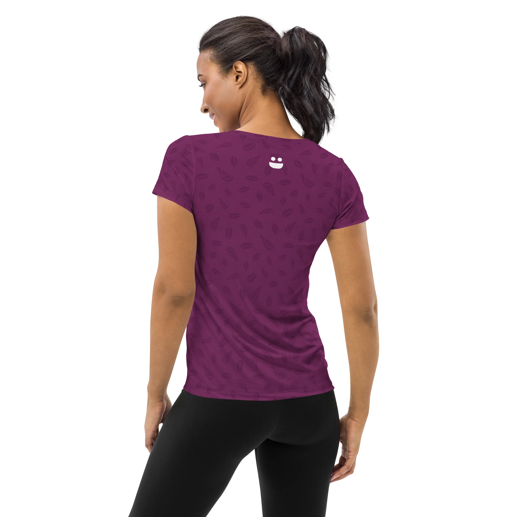 Women's Athletic Tee - Fig - Image 4