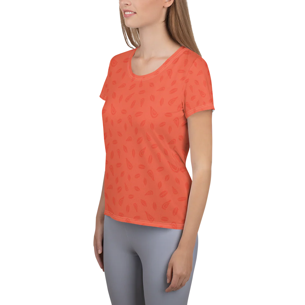 Women's Athletic Tee - Peach - Image 5