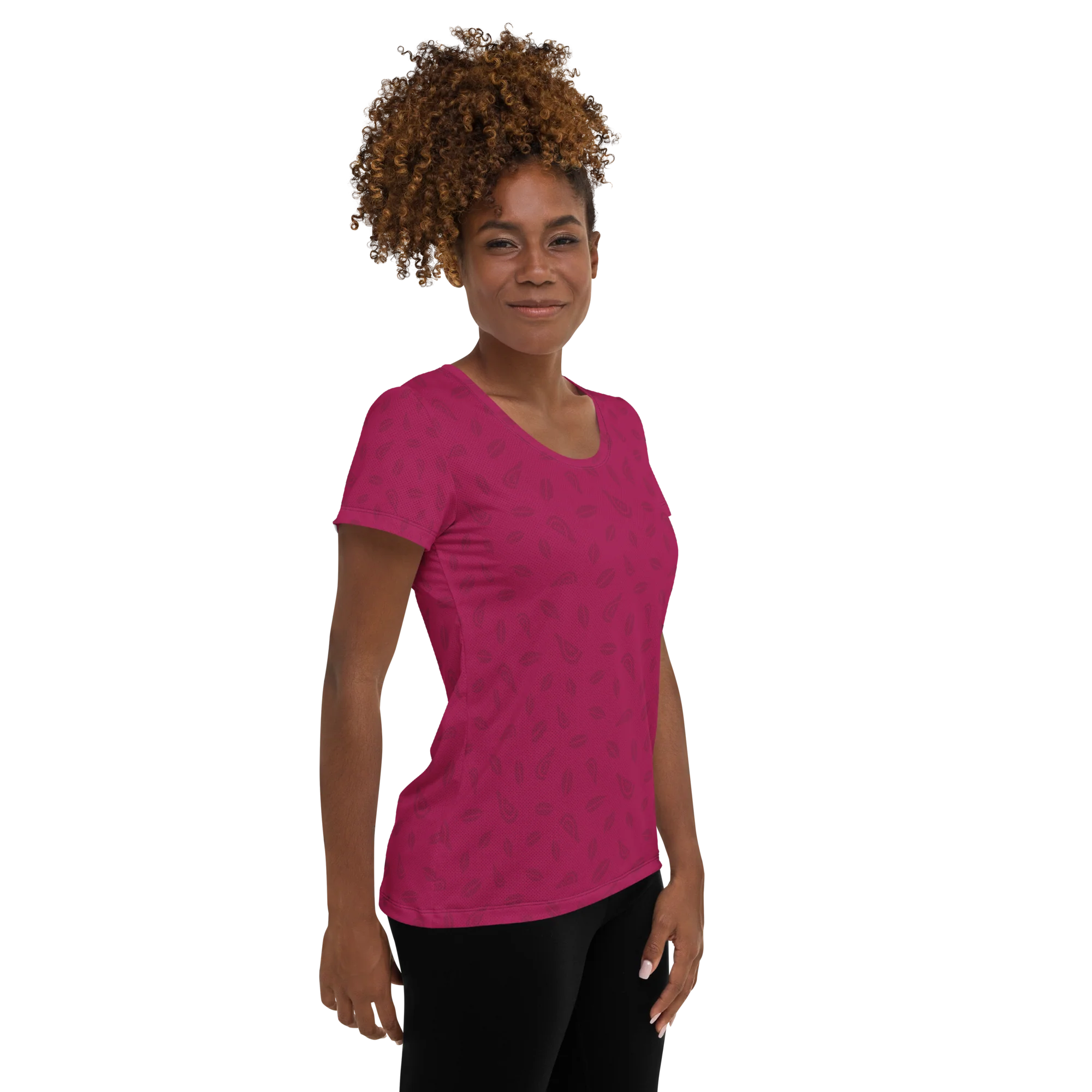 Women's Athletic Tee - Raspberry - Image 4