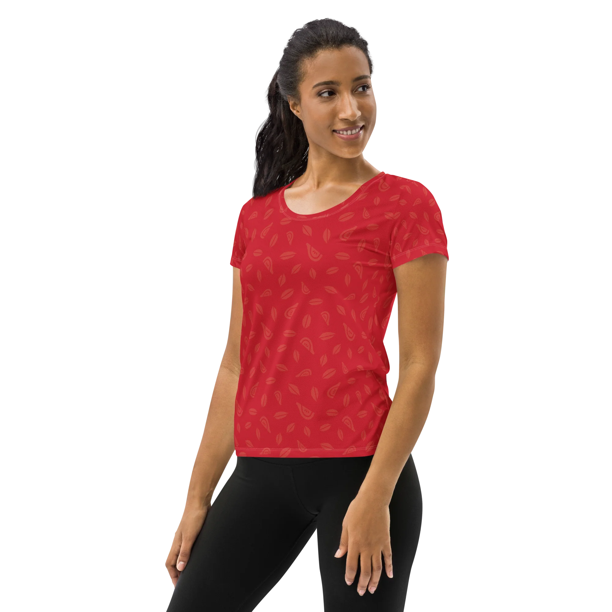 Women's Athletic Tee - Strawberry - Image 3