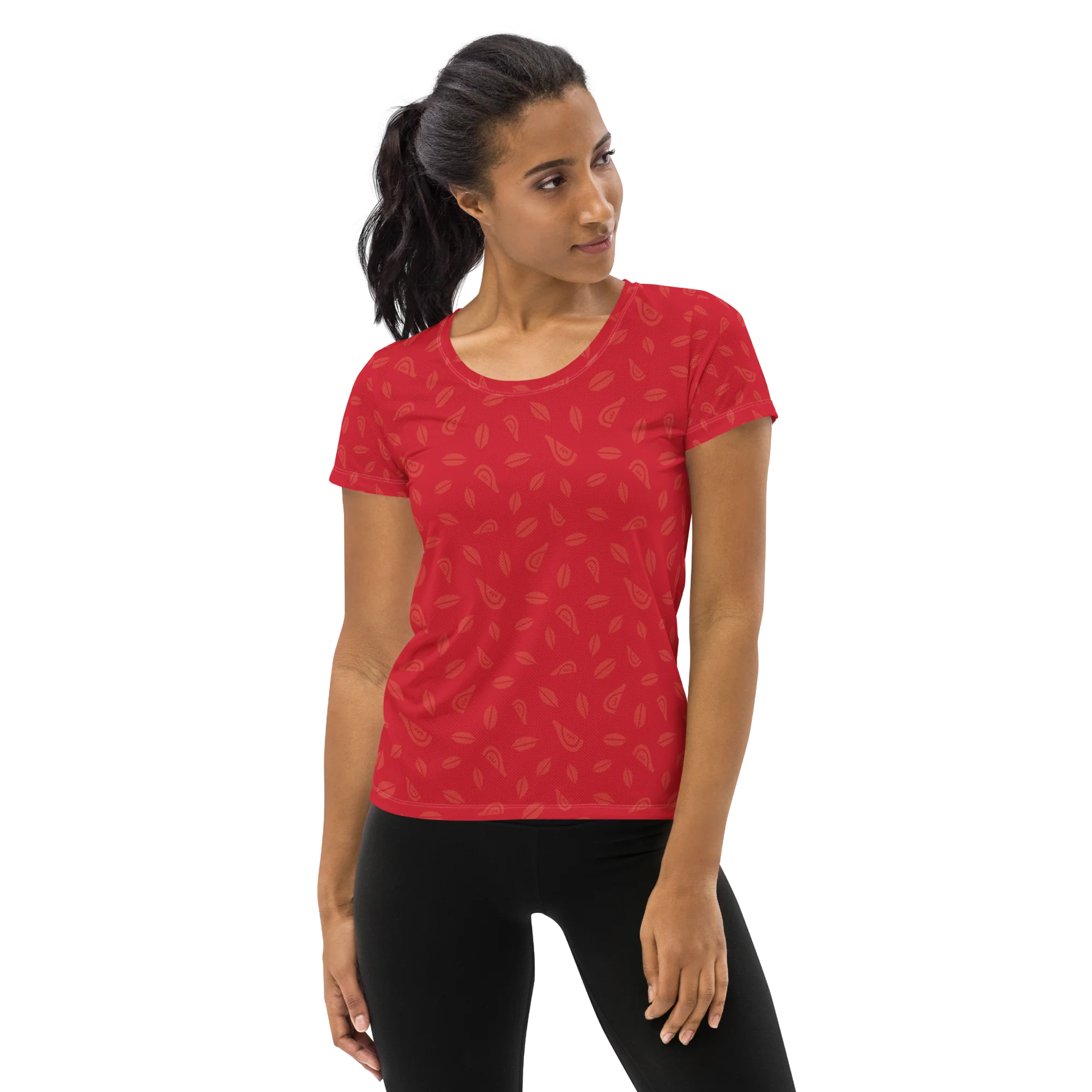 Women's Athletic Tee - Strawberry - Image 6